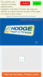 Mobile Screenshot of hodgehealthandfitness.co.uk